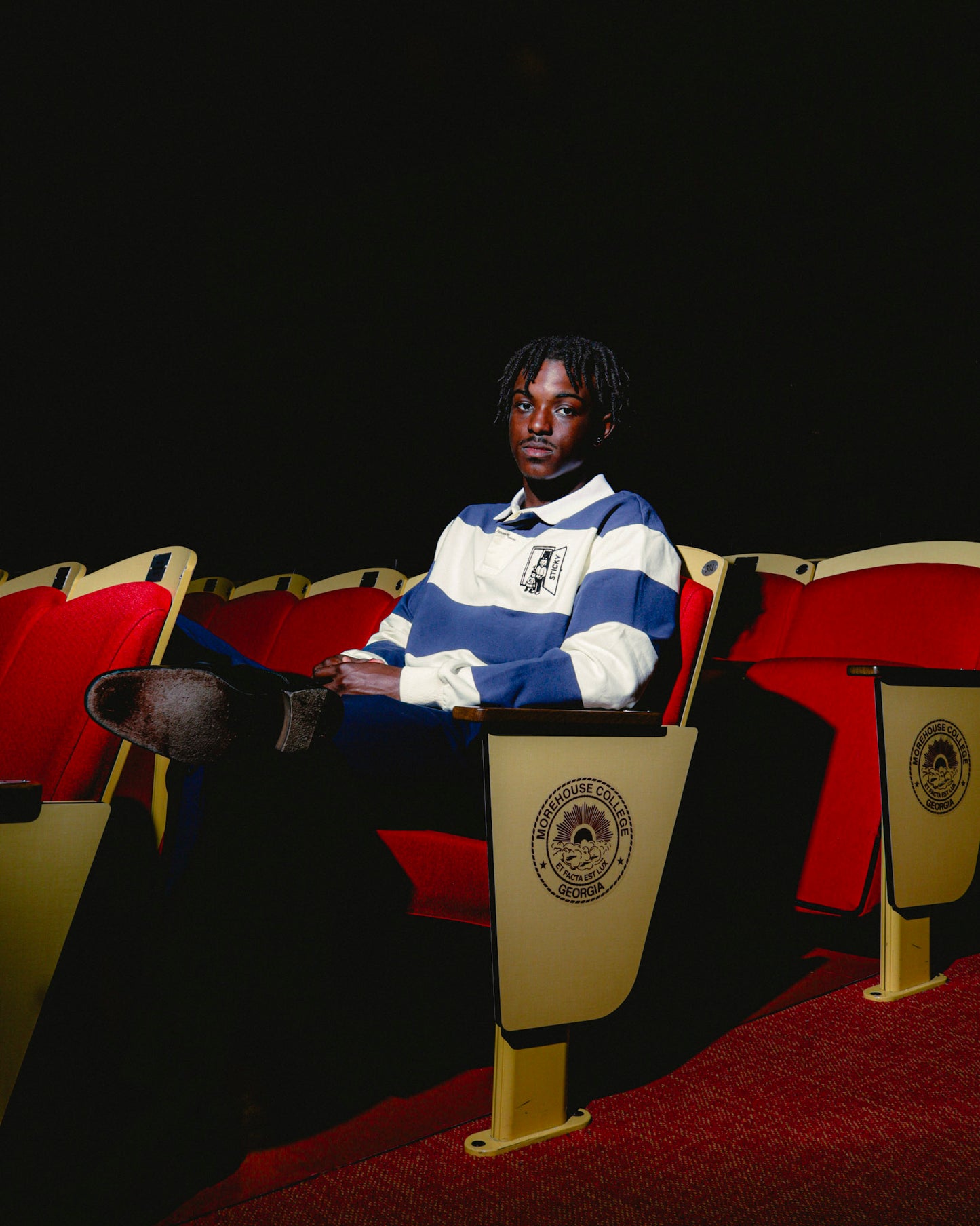 The Stripped Student Pullover